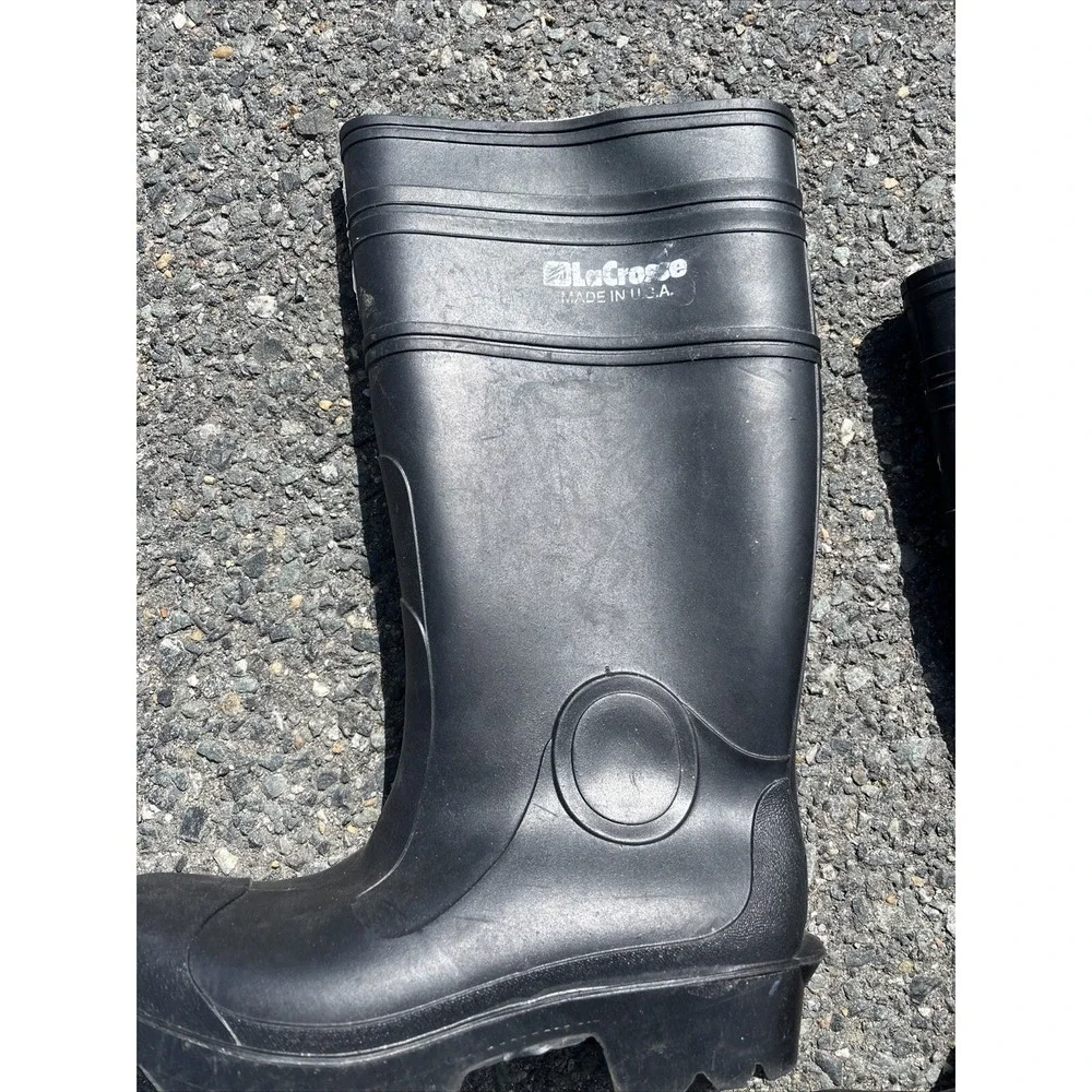 LACROSSE Men's Steel Toe Rubber Work Boot Shoe Waterproof Muck Outdoors Size 6